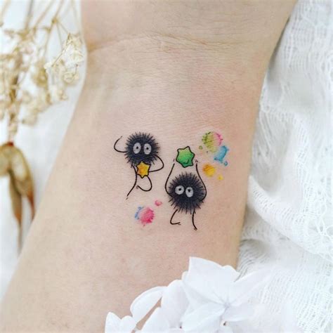 spirited away soot sprites tattoo|101 Best Spirited Away Tattoo Ideas You Have To。